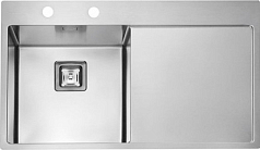 Мойка Alveus Stylux 50 нержавеющая сталь матовая, чаша слева