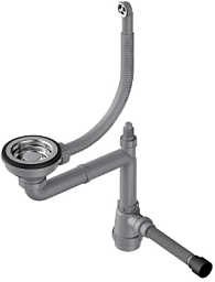 Арматура для одночашевых моек с круглым переливом WK-1-R-IN