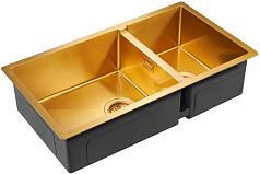 Мойка Paulmark Osser золото брашированное