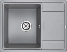 Мойка Paulmark Weimar серый металлик