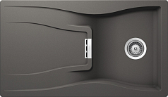 Мойка Schock WATERFALL 45D CRISTADUR серебристый камень