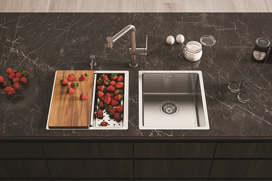 Мойка Alveus Kombino 20 нержавеющая сталь атласная чаша, матовая поверхность preview 4