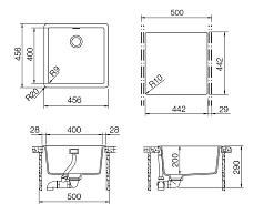 Мойка Schock GREENWICH 50 CRISTADUR поларис