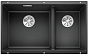 Мойка Blanco SUBLINE 430/270-U отводная арматура InFino® антрацит