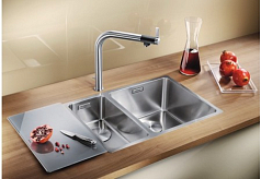 Мойка Blanco Andano 400/400-IF нержавеющая сталь зеркальная полировка