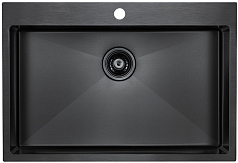 Мойка Paulmark Saar вороненая сталь