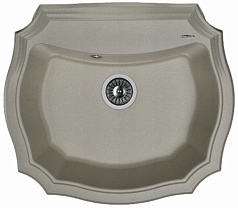 Мойка Florentina Эмилия 640 серый шелк