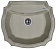 Мойка Florentina Эмилия 640 серый шелк