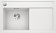 Мойка Blanco ZENAR 45 S-F SILGRANIT чаша слева, доска стекло клапан-автомат InFino® белый