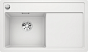 Мойка Blanco ZENAR 45 S-F SILGRANIT чаша слева, доска стекло клапан-автомат InFino® белый