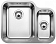 Мойка Blanco Ypsilon 550-U чаша слева, клапан-автомат