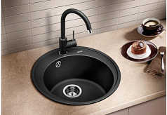 Комплект мойка Blanco RIONA 45 + смеситель MIDA Хром