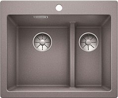 Мойка Blanco PLEON 6 Split SILGRANIT PuraDur алюметаллик