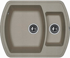 Мойка Florentina Нире 630К серый шёлк