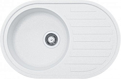 Мойка Franke ROG 611 белый, вентиль-автомат в комплекте