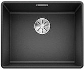 Мойка Blanco SUBLINE 500-F отводная арматура InFino® антрацит