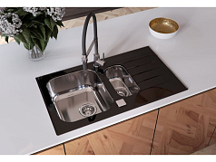 Мойка Alveus Glassix 20 черное стекло