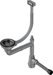 Арматура для одночашевых моек с декоративной решеткой WK-1 GM