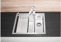 Мойка Blanco Claron 340/180-IF/N чаша слева нержавеющая сталь зеркальная полировка