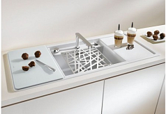 Мойка Blanco Alaros 6S аксессуары из черного стекла