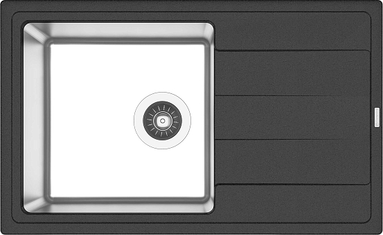 Мойка Florentina Комби 780 антрацит preview 1