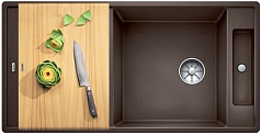 Мойка Blanco AXIA III XL 6 S-F доска ясень клапан-автомат InFino® кофе