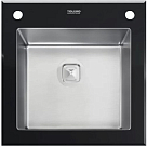 Мойка Tolero TG-500 черное стекло