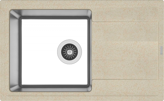 Мойка Florentina Комби 780 серый шёлк preview 1