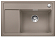 Мойка Blanco ZENAR XL 6 S Compact чаша справа, доска стекло клапан-автомат InFino® серый беж