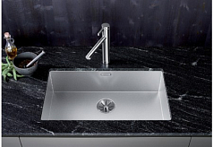 Мойка Blanco ZEROX 700-U Durinox® отводная арматура InFino® нержавеющая сталь durinox