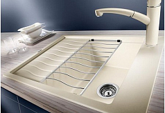 Мойка Blanco Elon 45S SILGRANIT PuraDur клапан-автомат InFino® темная скала