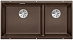 Купить Мойка Blanco SUBLINE 480/320-U отводная арматура InFino® кофе preview 1