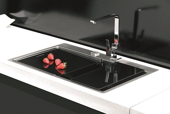 Композитная разделочная доска черное стекло 1087884 preview 2