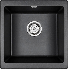 Мойка Paulmark Brilon чёрный металлик