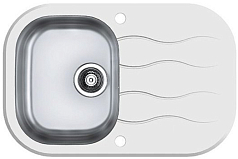 Мойка Alveus Wave 20 белое стекло
