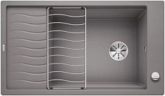 Мойка Blanco Elon XL 8 S SILGRANIT PuraDur клапан-автомат InFino® алюметаллик