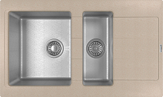 Мойка Florentina Комби 860К песочный