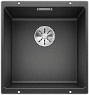 Мойка Blanco SUBLINE 400-U SILGRANIT отводная арматура InFino® антрацит