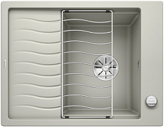 Мойка Blanco Elon 45S SILGRANIT PuraDur клапан-автомат InFino® жемчужный