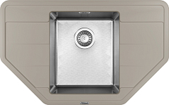 Мойка Florentina Комби 800С серый