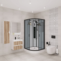 Душевая кабина Niagara NG-6902 G black