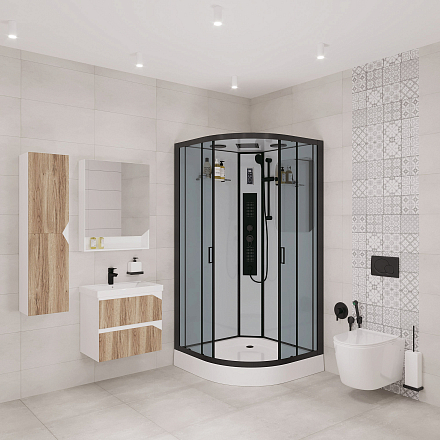 Душевая кабина Niagara NG-6902 G black preview 2