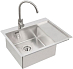 Купить Мойка Alveus Quarto 20 нержавеющая сталь матовая, чаша слева preview 2