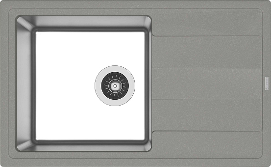 Мойка Florentina Комби 780 серый preview 1