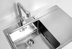 Мойка Alveus Pure 50R нержавеющая сталь матовая, чаша справа