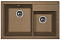 Мойка Florentina Касси 780 коричневый