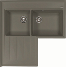 Мойка Florentina Адрия серый шёлк