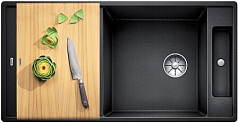 Мойка Blanco AXIA III XL 6 S-F доска ясень клапан-автомат InFino® антрацит