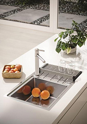 Мойка Alveus Rando 50R UP нержавеющая сталь атласная, чаша справа