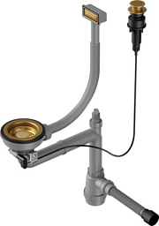 Арматура для одночашевых моек с прямоугольным переливом WK-1-AB-A